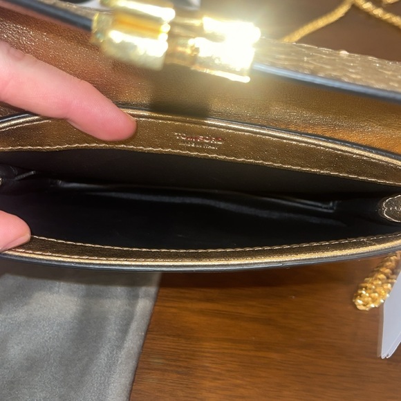 $3000 Tom Ford mini monarch gold python 🐍 - Picture 7 of 12